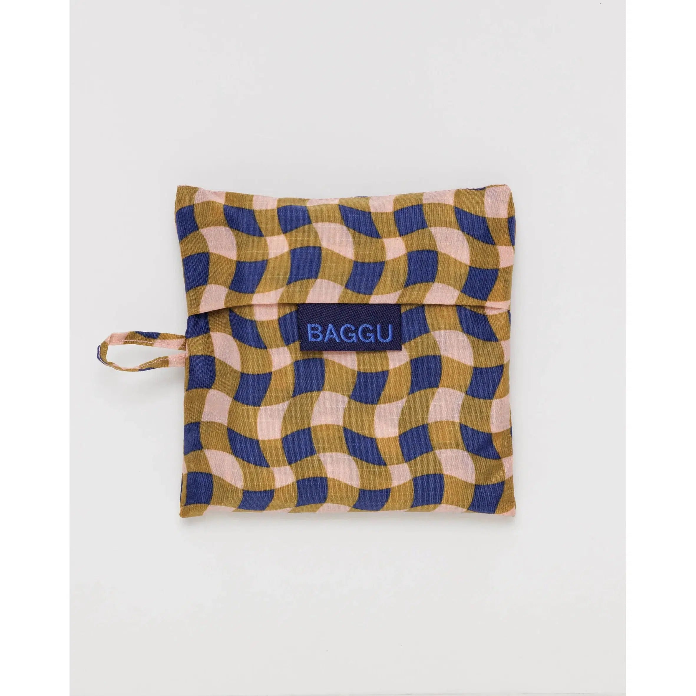 Baggu – Standard Baggu reusable bag – Wavy Gingham Peach – BAG.GU